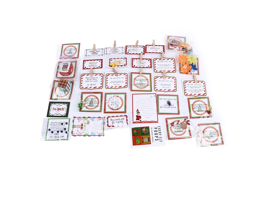 Kit de Elfo de Navidad 2023: Actividades, Juegos y Regalo