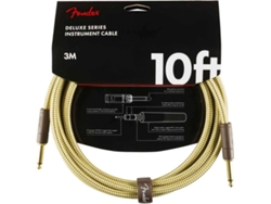 Cable para Instrumentos FENDER Deluxe Series Jack/Jack Tweed Yellow (3 m)