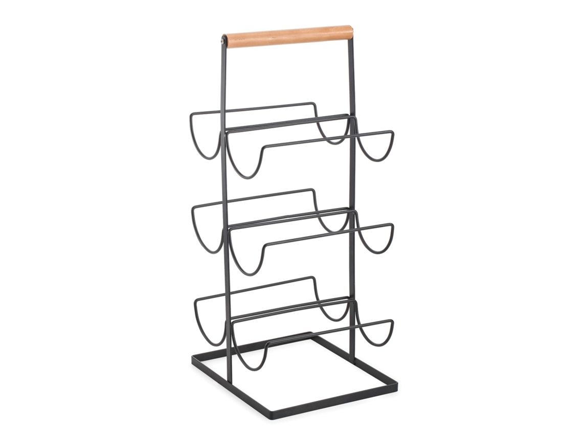 Botellero Wellhome para 6 botellas, 23x20x48,5 cm