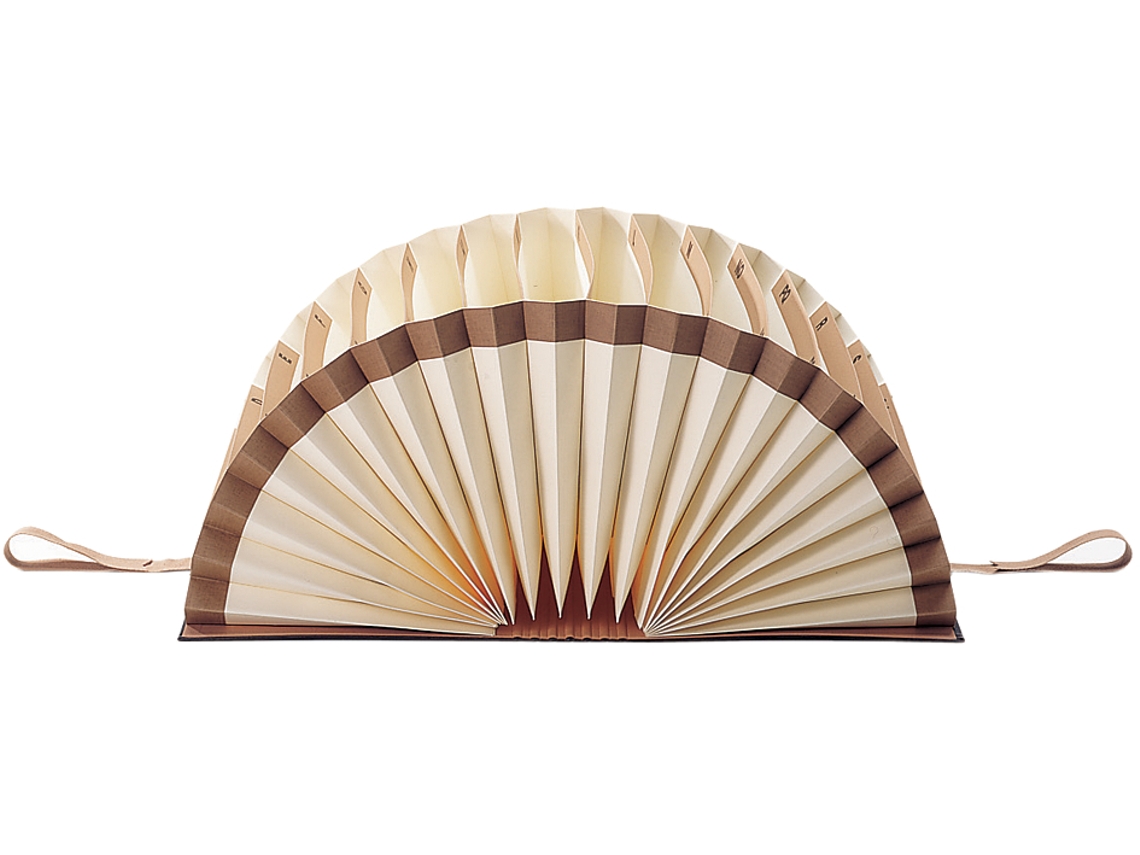 Carpeta de Fuentes LEITZ A4 A-Z 20 Compartimentos Marrón
