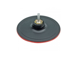 Disco De Perforación/rebarbado De Goma. Velcro 125mm C/varilla 08316 Vorel