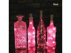 Lámpara Solar Led Con Forma De Corcho Para Decorar Botellas De Vino, Ideal Para Fiestas Y Celebraciones.