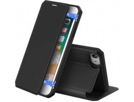 Funda iPhone 7 LMOBILE Libro Horizontal Skin X Negro