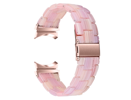 Correa de acero inoxidable con hebilla para Samsung Galaxy Watch 5 40mm/44mm/Watch 5 Pro 45mm - rosa seda