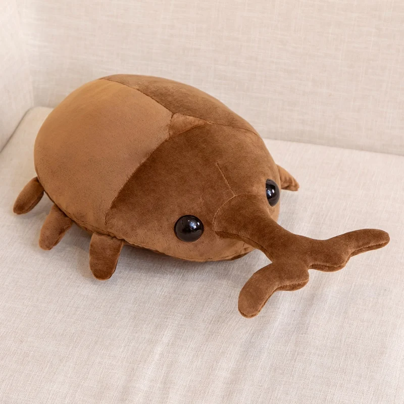 (marrón Oscuro, 50 Cm) Juguete De Peluche De Insecto Realista Y Creativo, Muñeco De Dibujos Animados