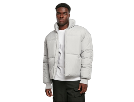 Abrigo para Hombre URBAN CLASSICS (4XL - Poliéster - Gris)