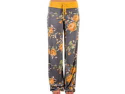 Pantalones Palazzo De Pierna Ancha Para Mujer, Cómodos, Con Estampado Floral Y Cordón Ajustable.