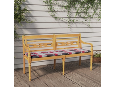 Banco VIDAXL Marrón Teca (150 cm)