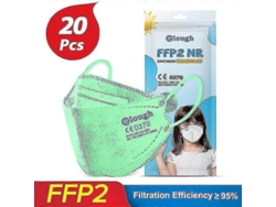 Mascarilla Infantil Ffp2 Ce De 4 Capas Tipo Kn95, 18 X 6,5 Cm, Con Certificación Gb2626-2006.
