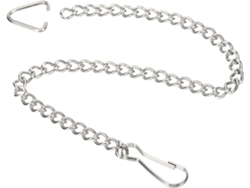 Cadena Para Puerta De Inodoro De 25 Cm. Conexión Ovalada Para Descarga De Acero Inoxidable 304.