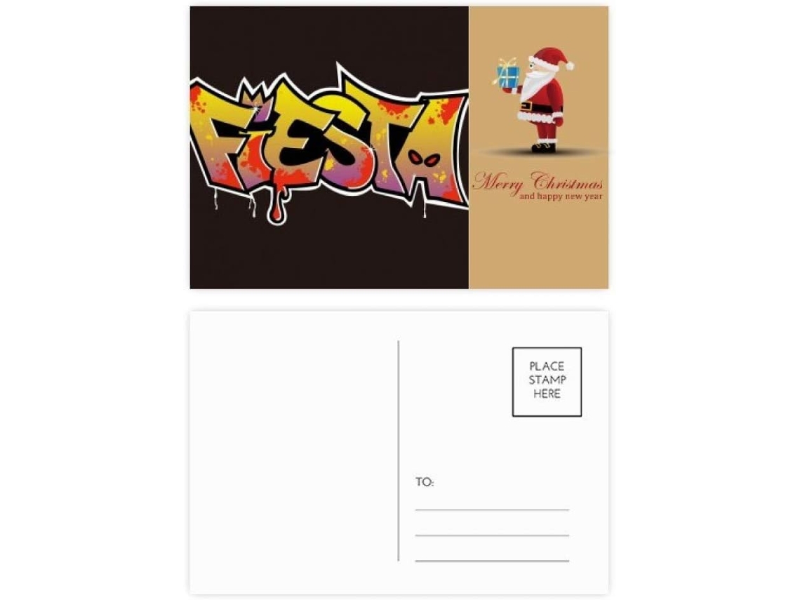 Besportble Set De Grafiti Y Temática De Papá Noel Y Estudio 14,6 X 9,8 Cm Incluye Líneas Para La Dirección ...