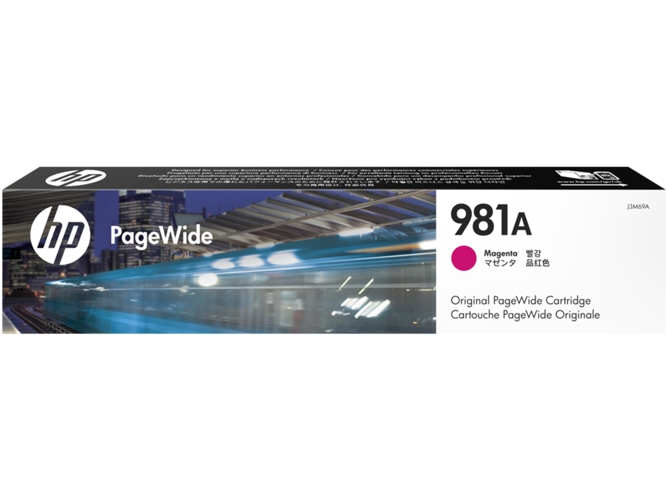 Cartucho original HP PageWide 981A cian