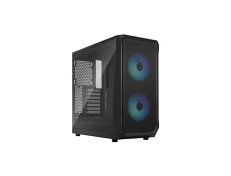 Caja de PC FRACTAL DESIGN FRACTAL DESIGNFocus 2 RGB Black TG Clear Tint