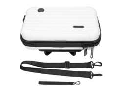 2026-bolsa Delantera Para Bicicleta Plegable 8 Pulgadas Adaptador Funda Rígida Pvc Portátil Accesorios Ciclismo Blanco