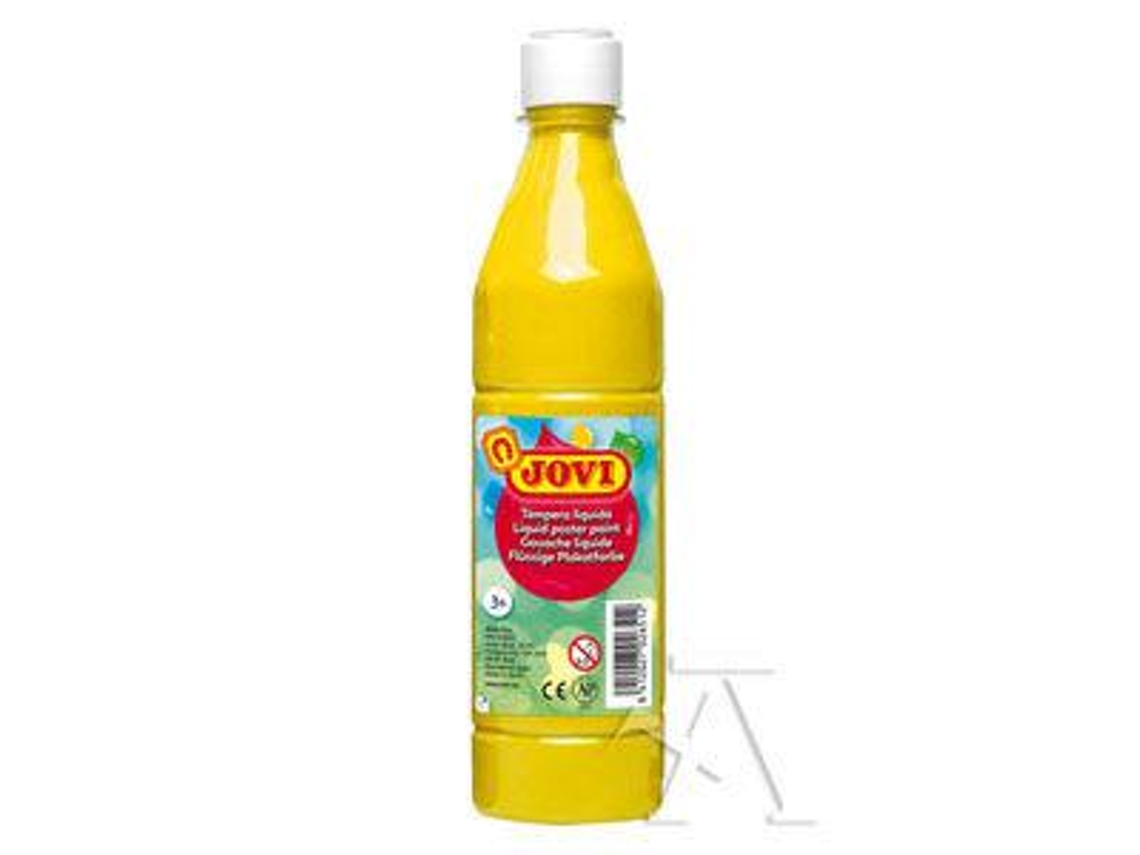 Bote Tempera Liquida Jovi 500Ml Amarillo