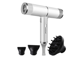 Secador de pelo iónico profesional de 2000 vatios con difusor blanco. Ly Ebike