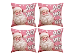 Fundas de cojines navideños con temática de Papá Noel y Muñeco de Nieve TRUYUETY