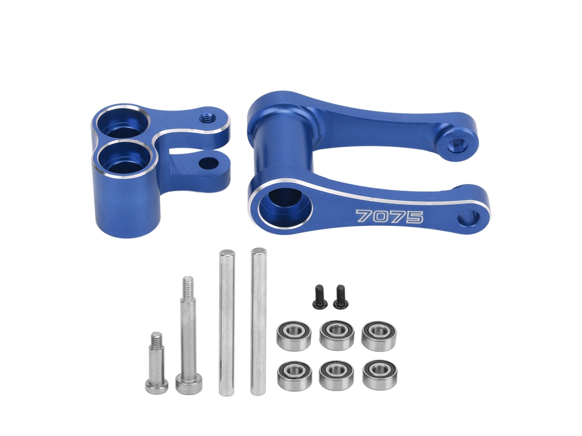 Ymsl Barra De Tracción De Articulación De Motocicleta De Aleación De Aluminio, Pieza Mejorada Trasera Para Losi 1/4 Promoto Mx Azul Hxl
