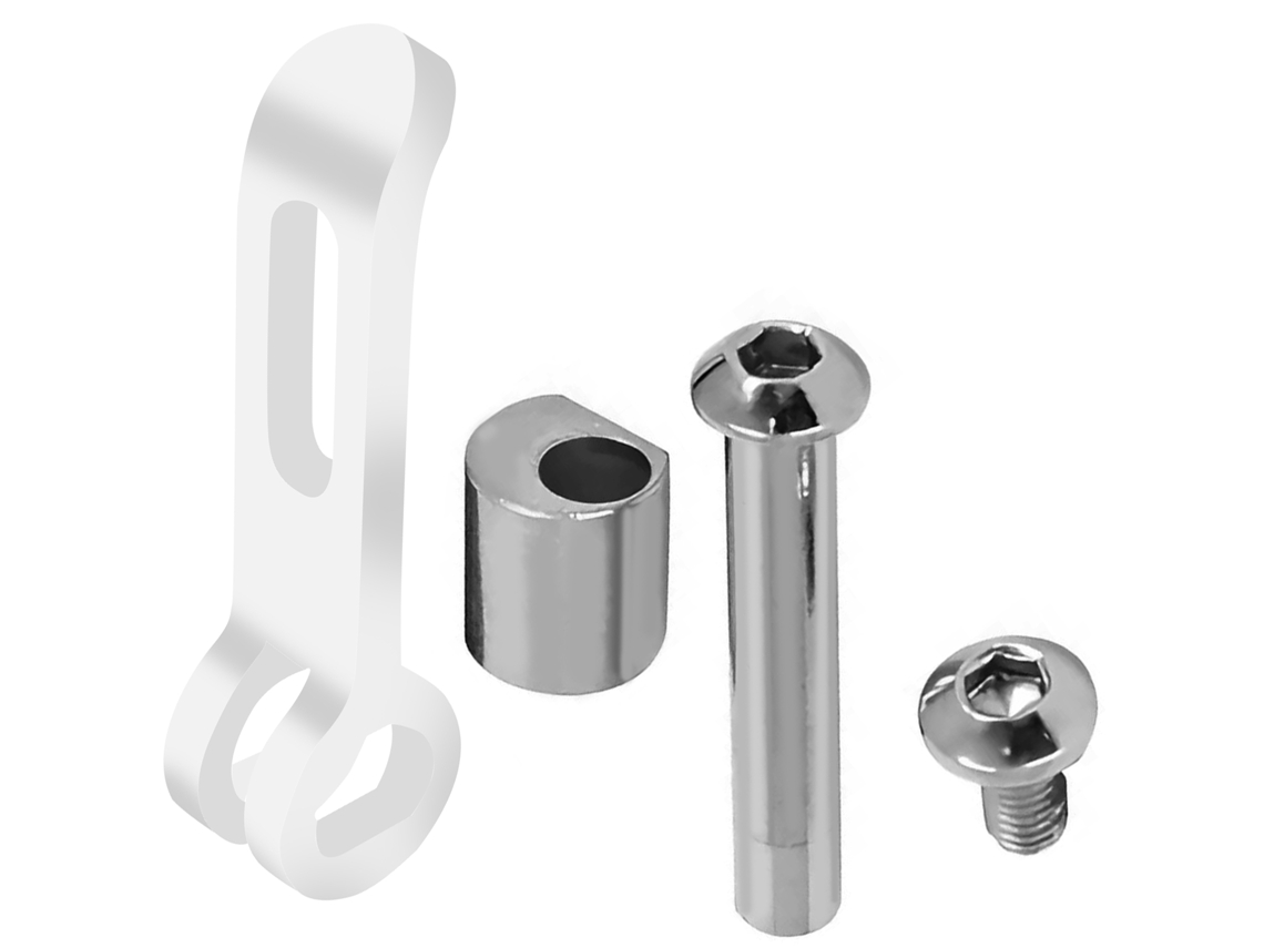 Palanca del sistema de plegado para Xiaomi M365 y M365 Pro, blanco