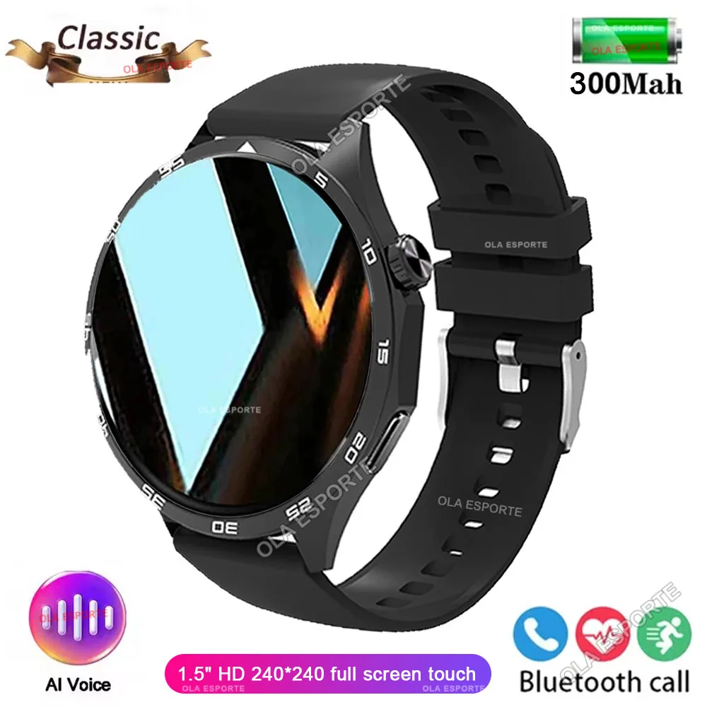 (negro)gps Track Smartwatch Con Pantalla Amoled, Soporta Nfc, Llamadas Bluetooth, Resistente Al Agua, Monitoreo De Salud Del Sueño