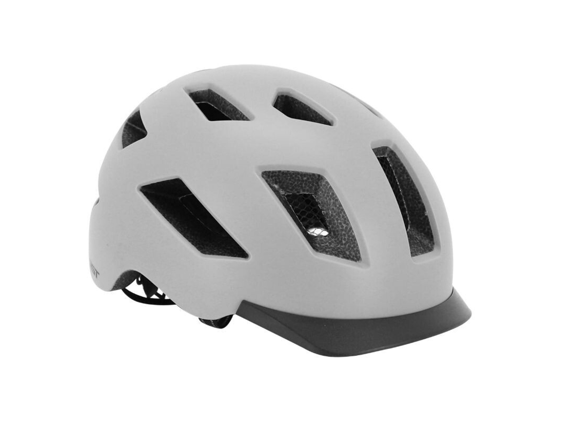 Casco con ajuste de la rueda de luz trasera - luz visible a 200 m GIST Smart In-Mold 52-58