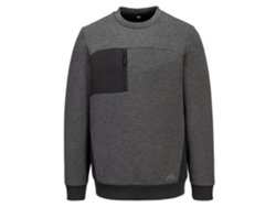 Sudadera Kx3 Tech: Ligereza y comodidad para trabajadores modernos / Gris metalizado / S Portwest