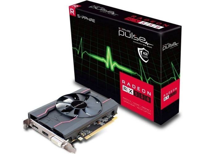 Tarjeta Gráfica AMD SAPPHIRE Radeon RX550 PULSE 4GB GDDR5