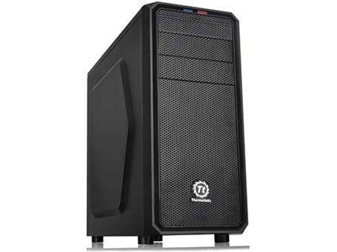 Caja PC THERMALTAKE Versa H24 (ATX Mid Tower - Negro)