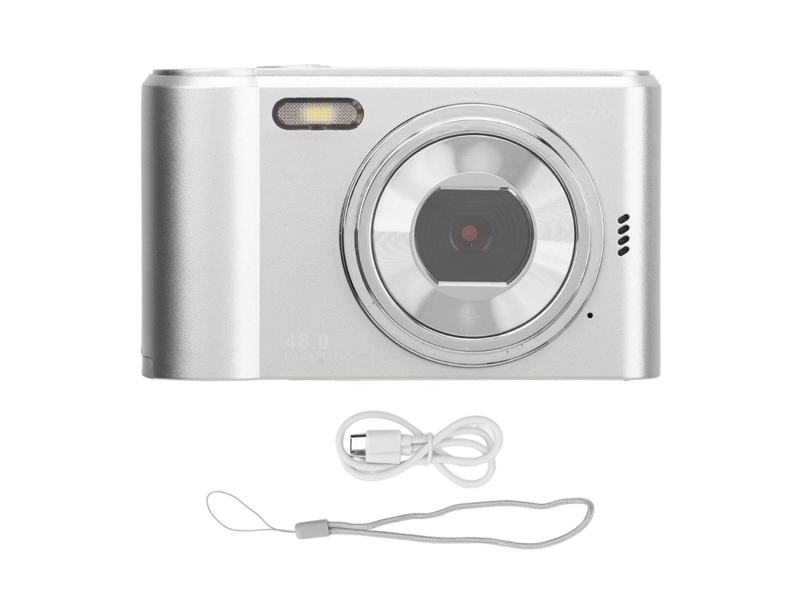 Cámara Digital Portátil Para Vlogging Con Grabación 2.7k Y Hd