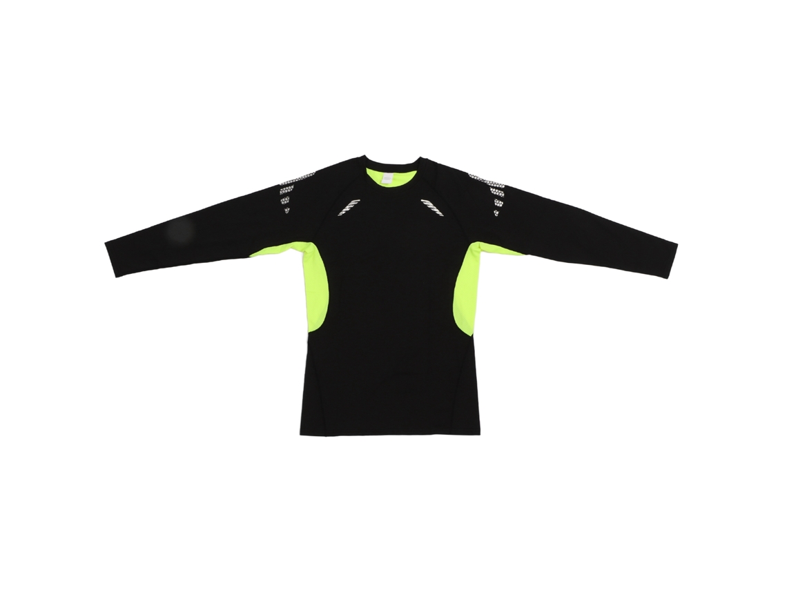Camiseta De Compresión De Manga Larga De Secado Rápido Para Correr, Entrenar Y Gimnasio - Verde - Talla M