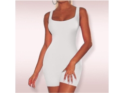 2026-jumpsuit Negro Manguitos Sin Mangas Para Mujer Bangniweigou Short Enterizo Color Sólido C