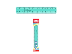 Regla para pasteles Erichkrause Mint de 15 cm en bolsa de plástico color menta