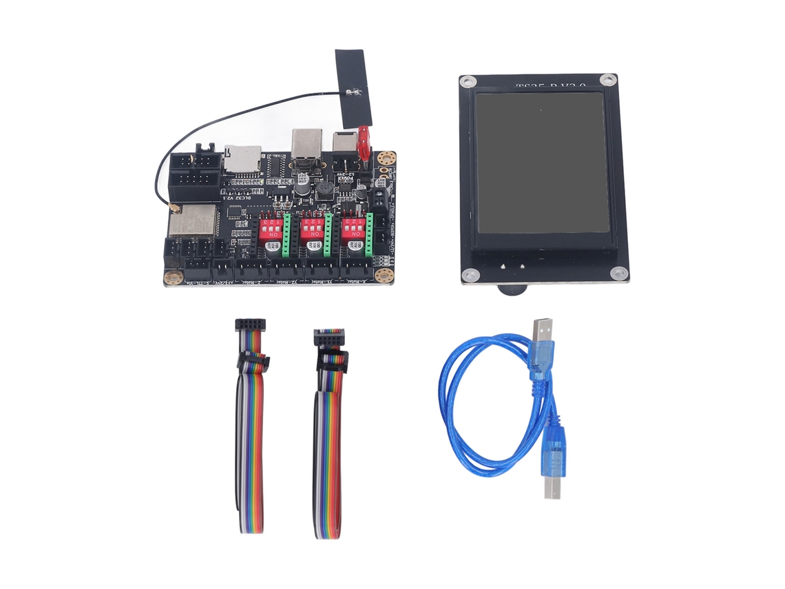 Kit de máquina de grabado láser de escritorio con pantalla táctil de 3,5 pulgadas y control de 12-24 VCC.