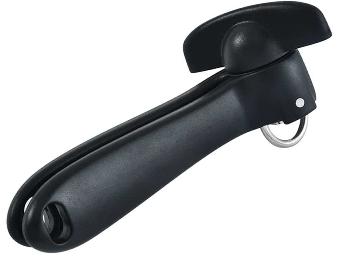Abrelatas manual de acero inoxidable, herramienta multifuncional para abrir latas, mango