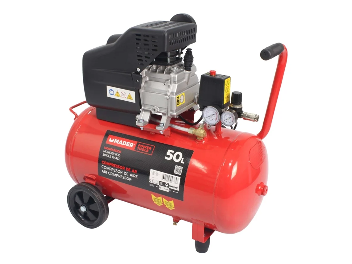 Compresor de aire monobloque 50L 2Hp MADER Power Tools