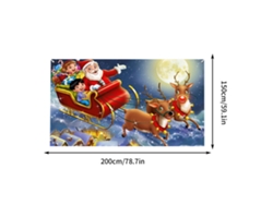 Puerta Con Fondo Religioso Navideño