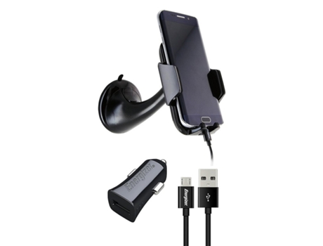 Kit de coche con soporte para teléfono móvil, cargador de mechero y cable micro USB - ENERGIZER