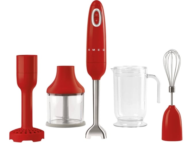 Batidora de Mano + Accesorios SMEG HBF02RDEU (700 W - Rojo)