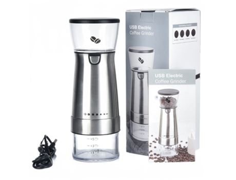 Grindero de café eléctrico Máquina de molienda de café Granos de café Grinder Molino Nueces Especias Pimienta molinando Molinillo automático |