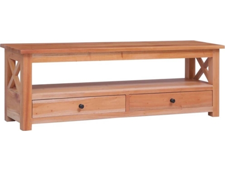 Mueble para la televisión VIDAXL Marrón Madera (115x30x40 cm)