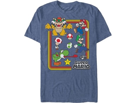 Camiseta ROCKINSTONE Personajes Super Mario Bros. (S)