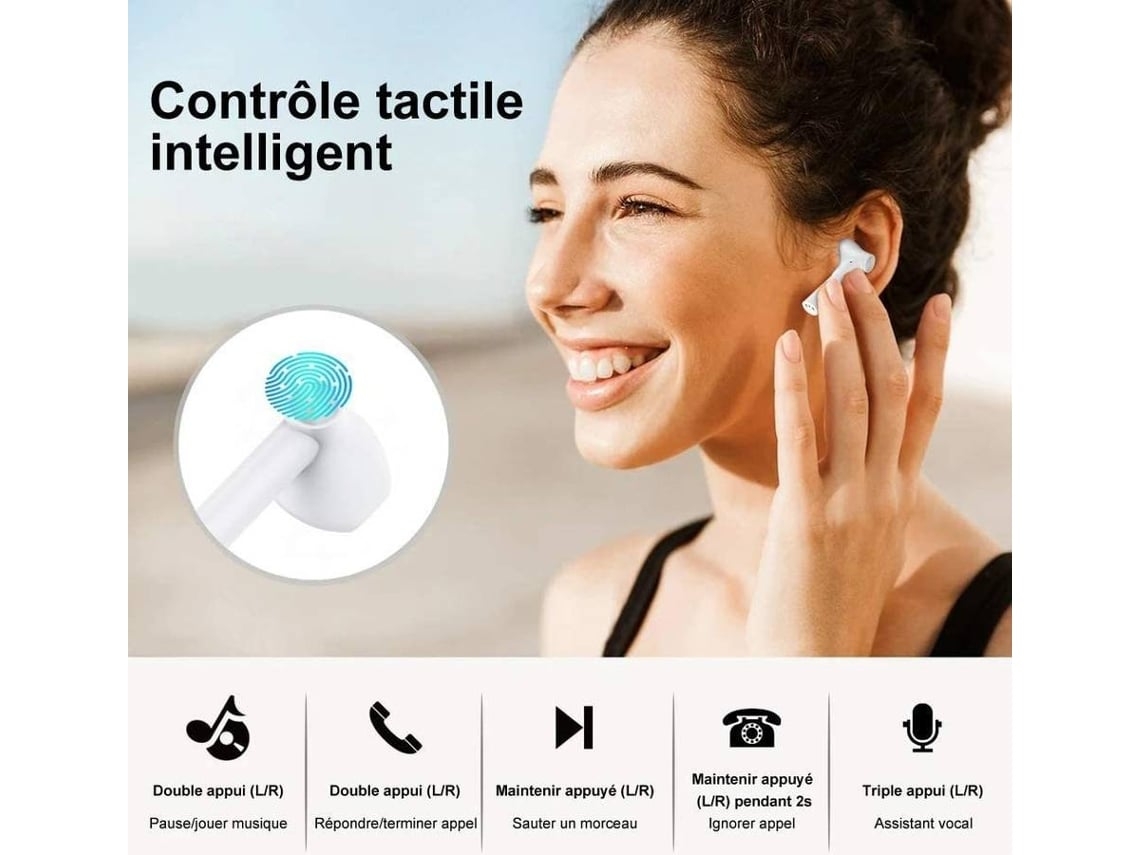 Auriculares Bluetooth True Wireless ENKERS Asistente de voz