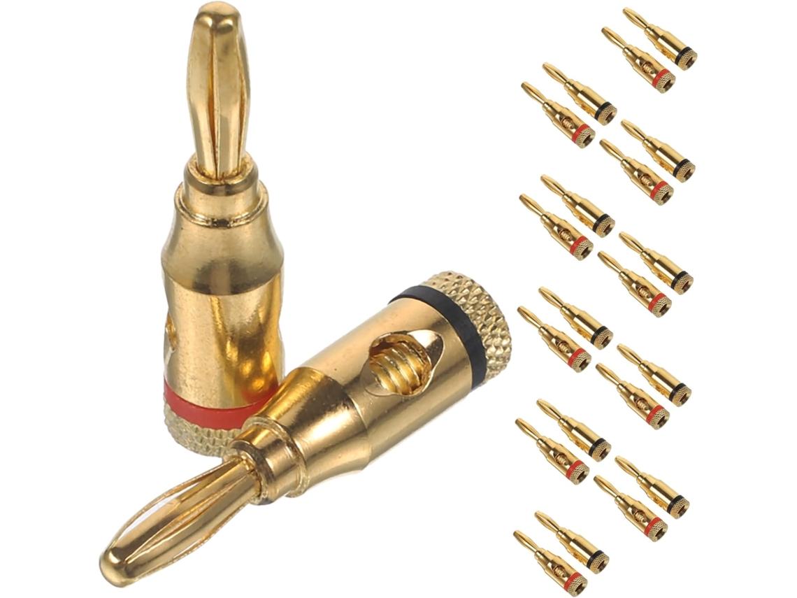 Conectores Banana Para Cables Gruesos, Conector Banana De 4 Hilos Para Altavoces De Audio.
