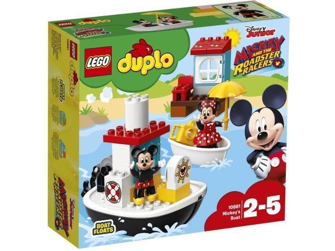 LEGO Duplo: Barco de Mickey - 10881 (Edad Mínima: 2 - 28 Piezas)