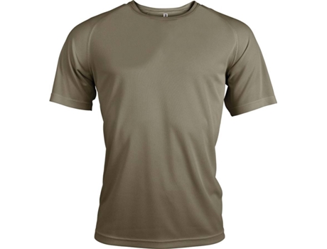 Camiseta de Hombre para Deporte PROACT Multideportes Poliéster Verde (2XL)