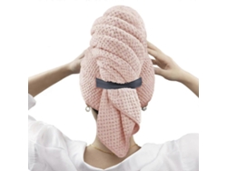 Toalla de microfibra para el cabello para mujer, de secado rápido y elástica, con secador de microfibra para cabello rizado. Rosewell