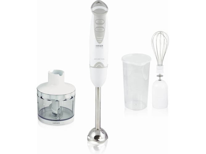 Batidora de Mano + Accesorios HAEGER Doce Plus (400 W - Blanco)