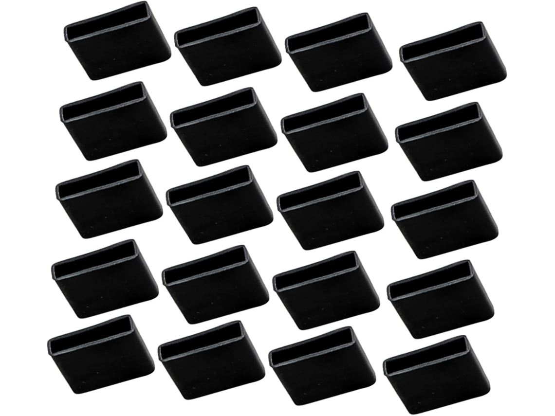 50 Almohadillas Antideslizantes Silicona Perchas Tiras Protectoras Negras Agarre Pantalones Compatibles