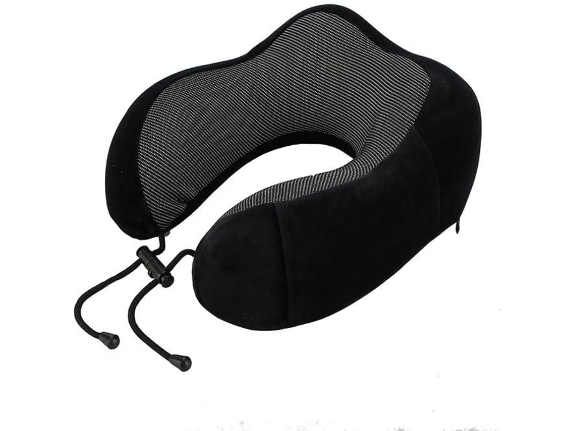 Almohada Cervical De Espuma Viscoelástica En Forma De U, Soporte Ergonómico Y Comodidad De Rebote Lento | Extraíble Y Lavable