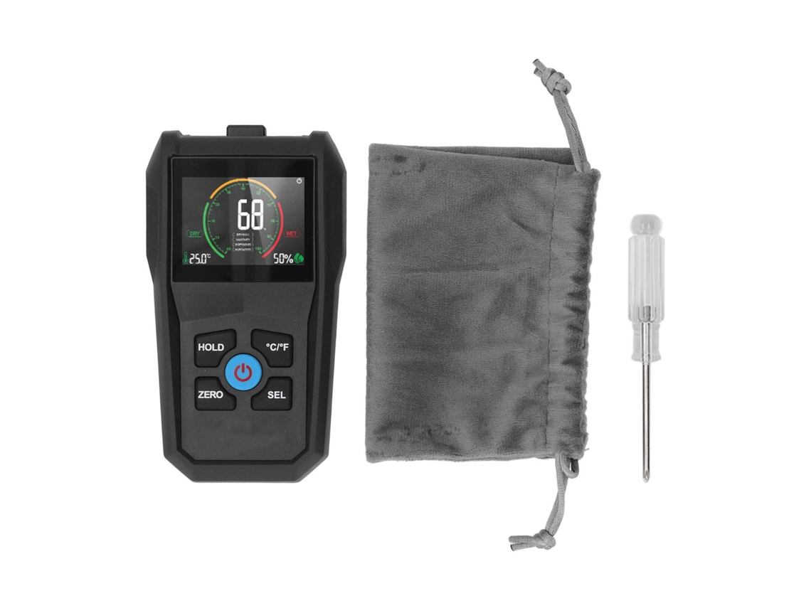 Medidor De Humedad Digital Lcd 4 En 1 Sin Pines Para Madera, Paredes Y Mampostería - Modelo Wm700a